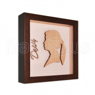Wooden silhouette