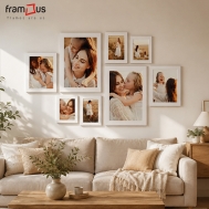 Wall of 8 Frames - WO8F07 - MIx