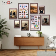 Wall of 8 Frames - WO8F06 - Mix