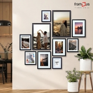 Wall of 10 Frames - WO10F06 - MIX